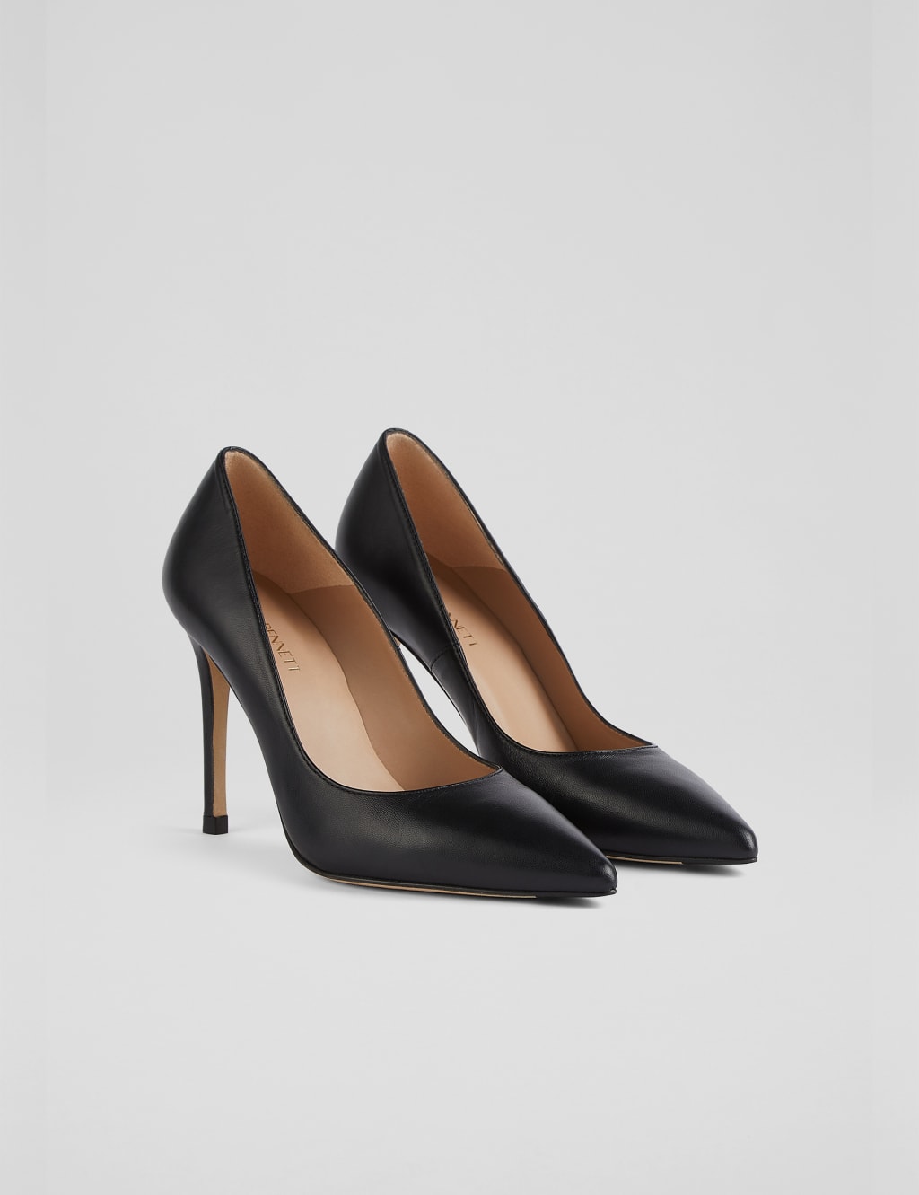 Leather Stiletto Heel Pointed Court Shoes 4 of 4