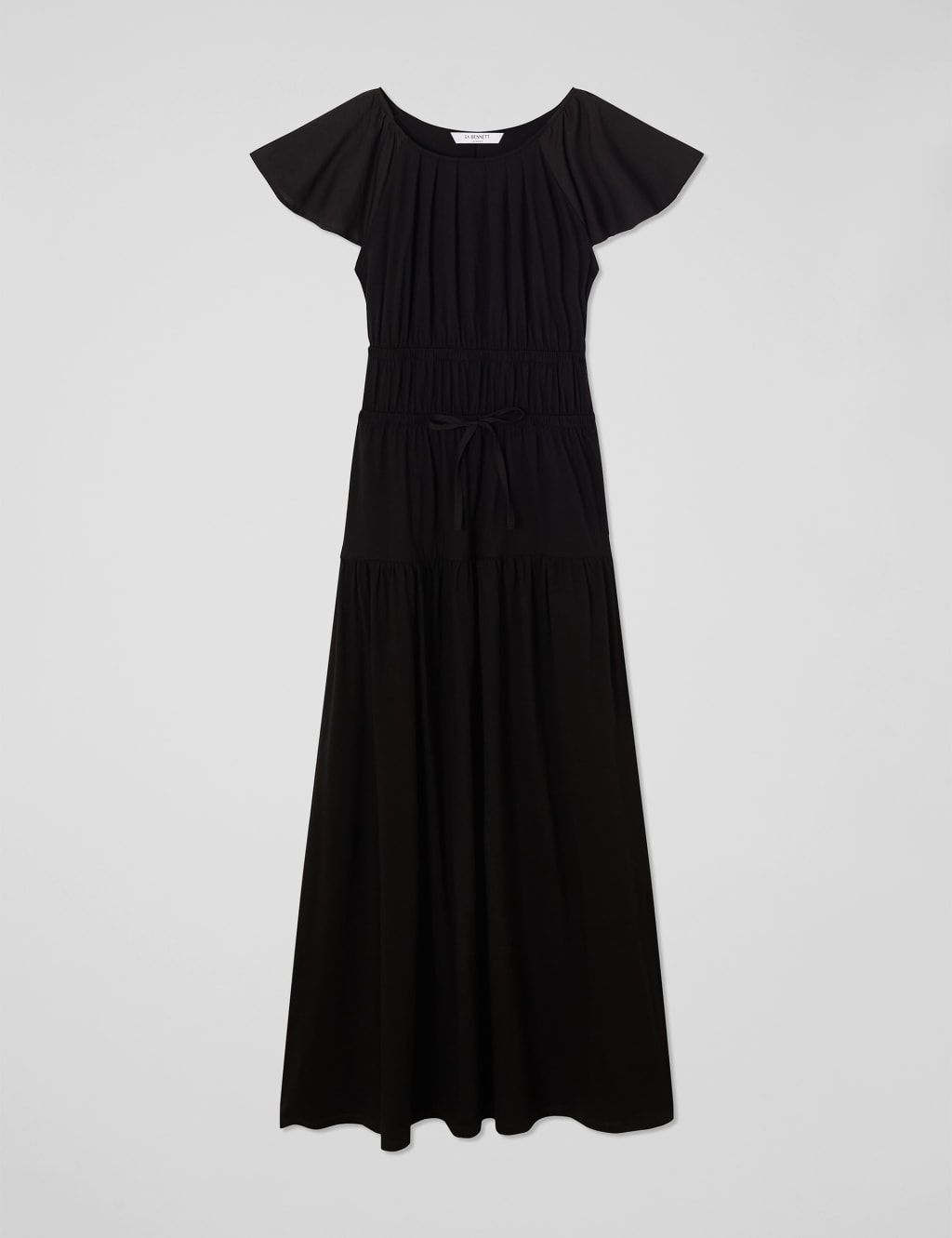Cotton Blend Maxi Tiered Dress 2 of 4