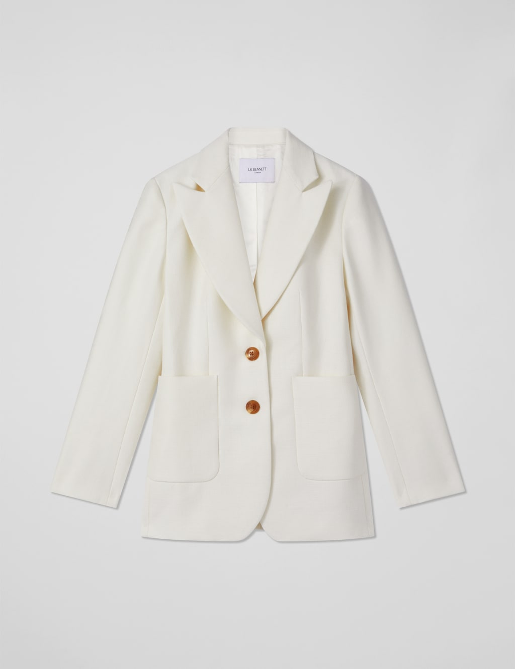 Pure Cotton Single Breasted Blazer 2 of 4