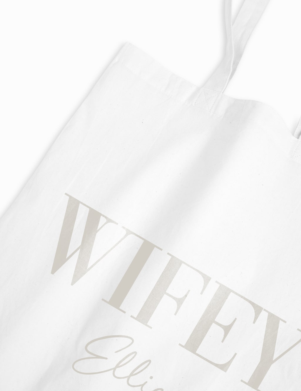 Personalised Wifey Tote Bag 2 of 3