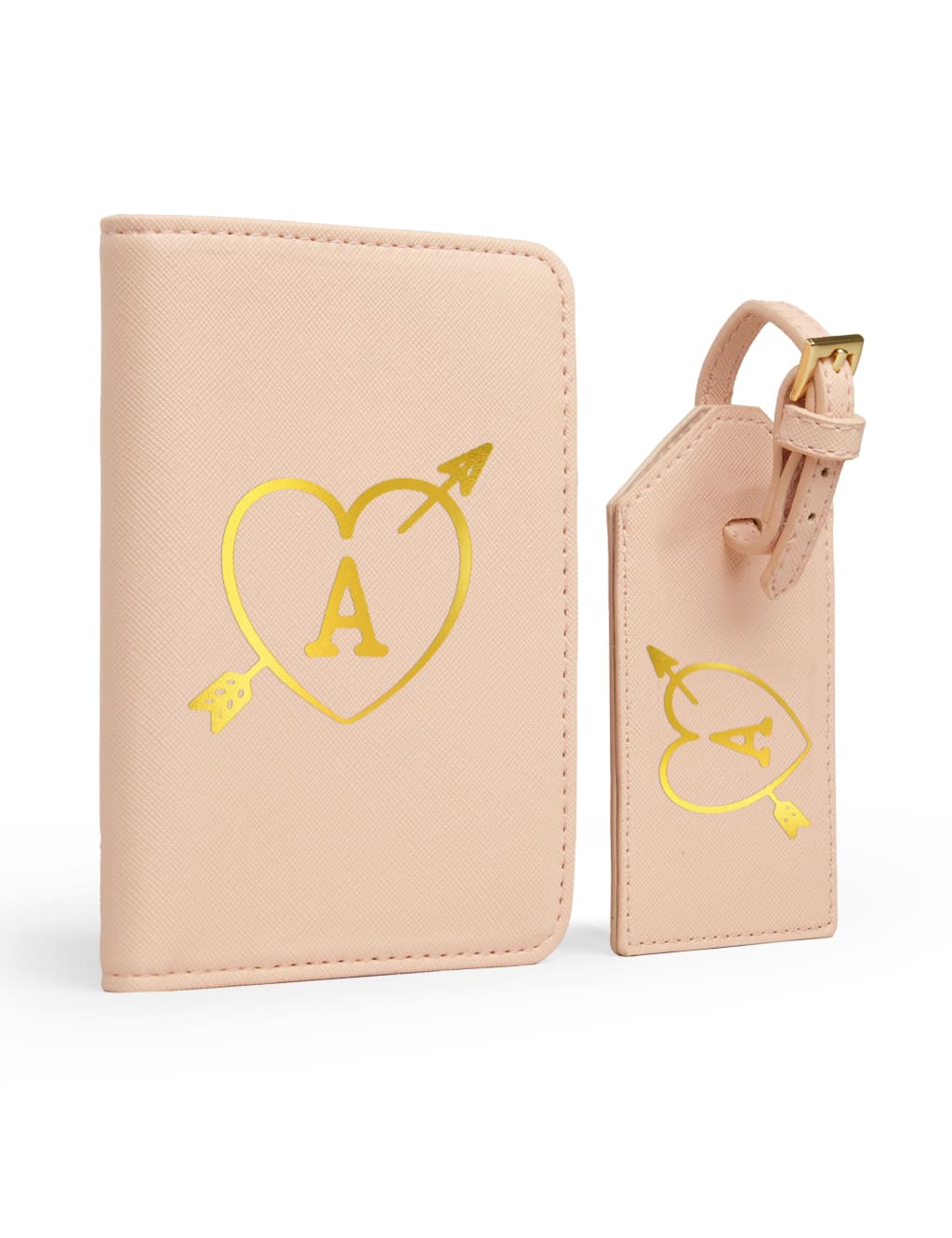 Personalised Heart Travel Set 1 of 4