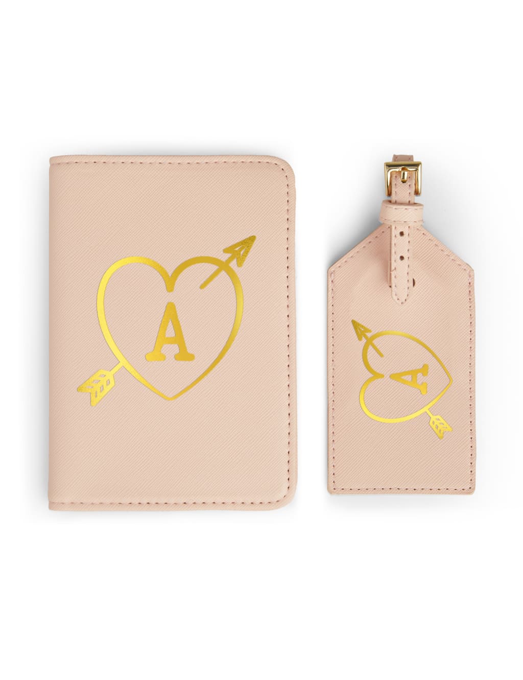 Personalised Heart Travel Set 3 of 4
