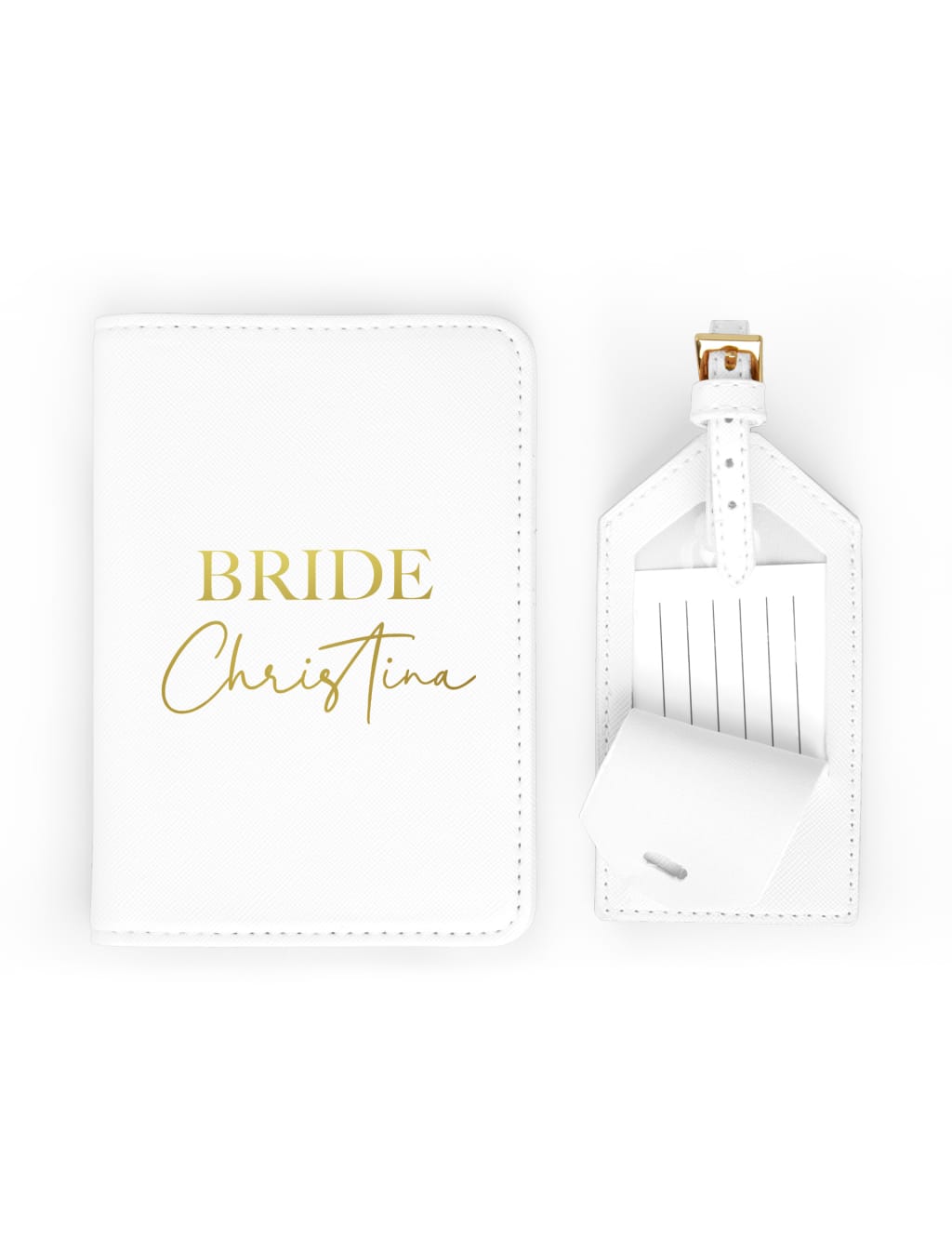 Personalised Bride Travel Set 2 of 4