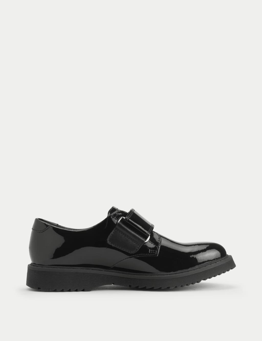 Kids' Patent Leather Riptape Shoes (12.5 Small - 4 Large) 4 of 6