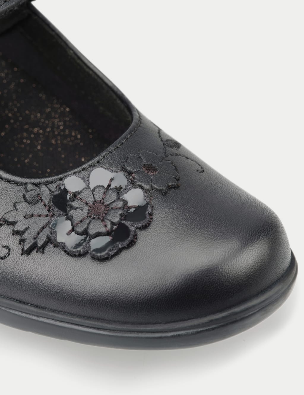 Kids' Leather Mary Jane Schoolwear Shoes (9 Small - 3½ Large) 3 of 6