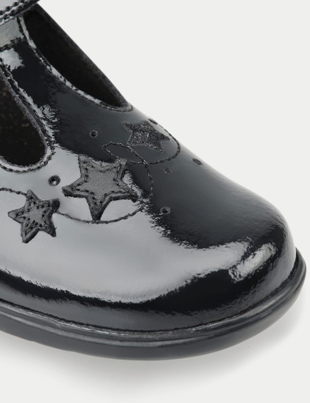 Kids' Leather T Bar Schoolwear Shoes (9 Small - 2 Large) 4 of 7