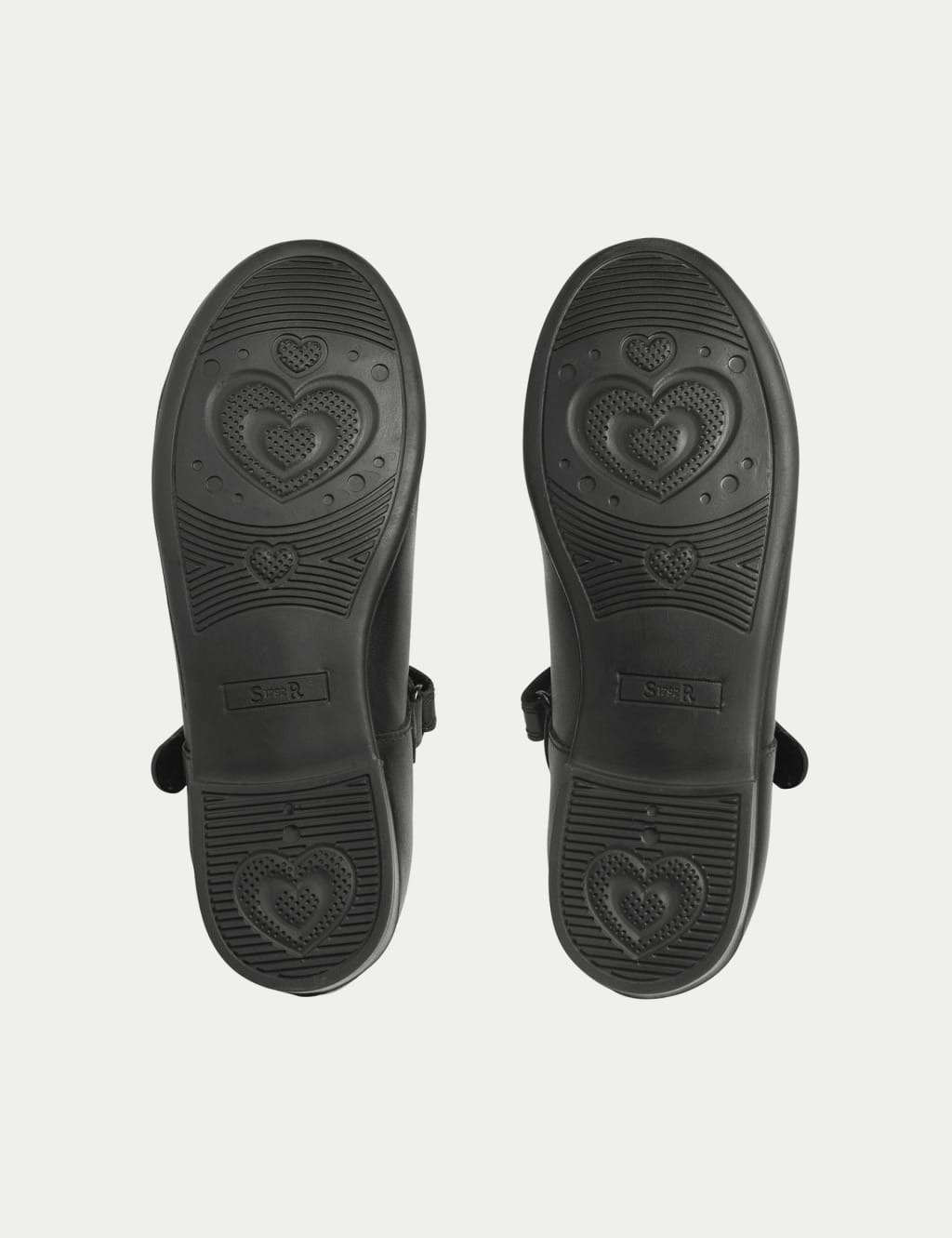 Kids' Leather Riptape School Shoes (9 Small - 3½ Large) 6 of 6