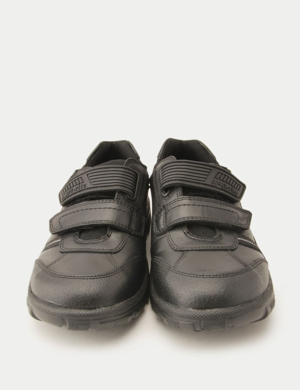 Kids' Leather Riptape School Shoes (9 Small - 3½ Large) 3 of 4