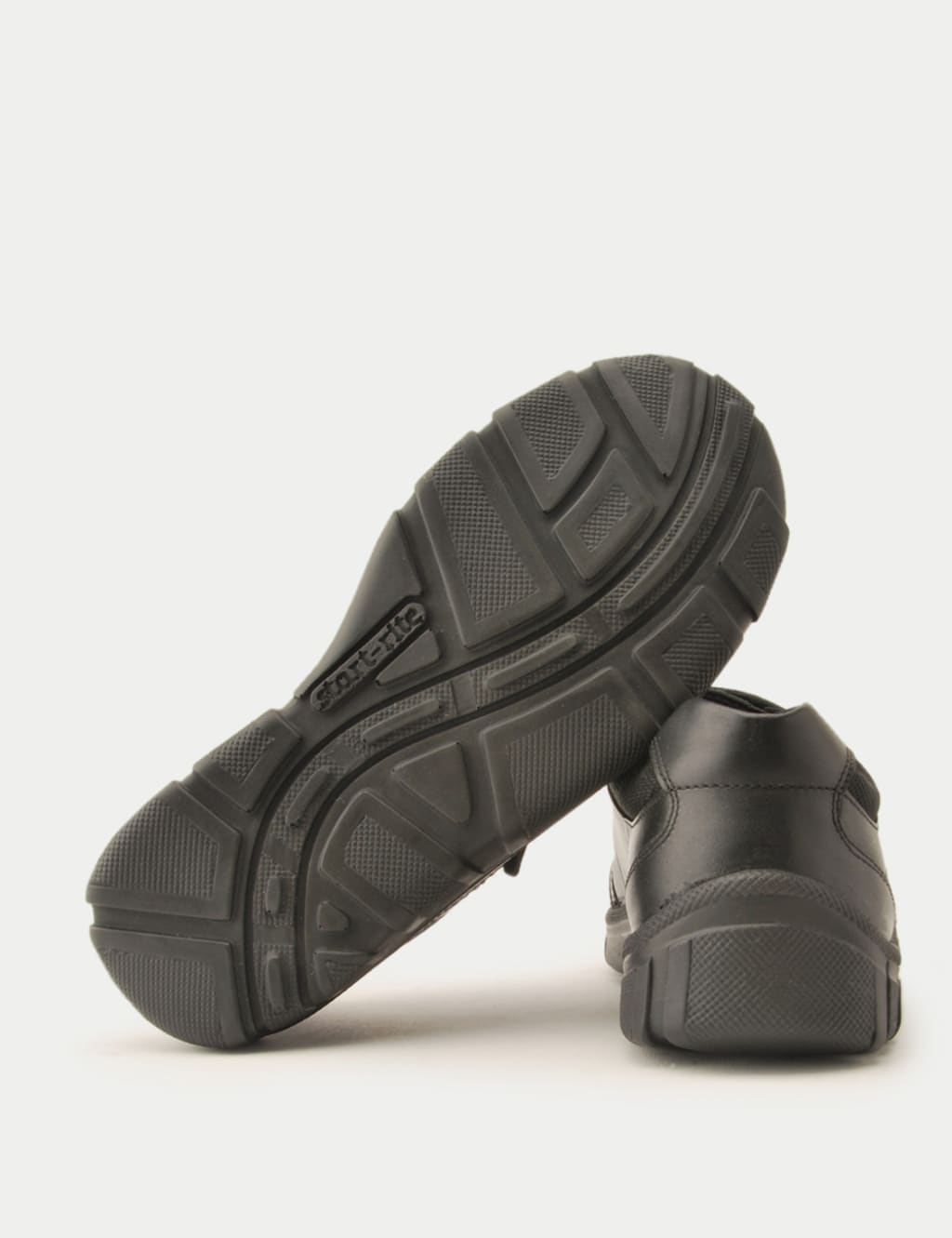 Kids' Leather Riptape School Shoes (9 Small - 3½ Large) 4 of 4