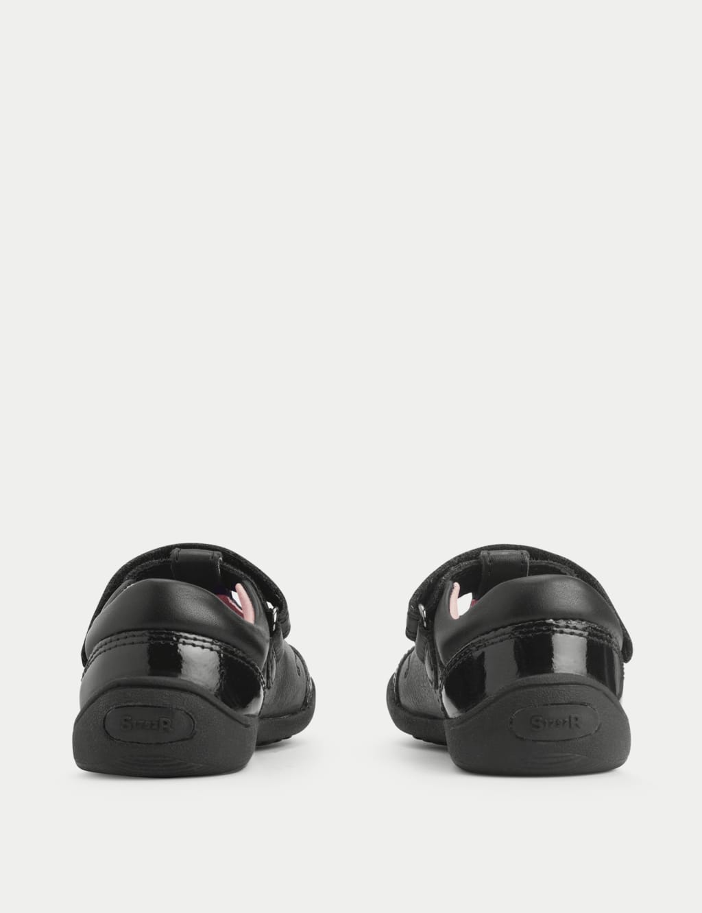 Kids' Leather Riptape School Shoes (6 Small-10½ Small) 5 of 6