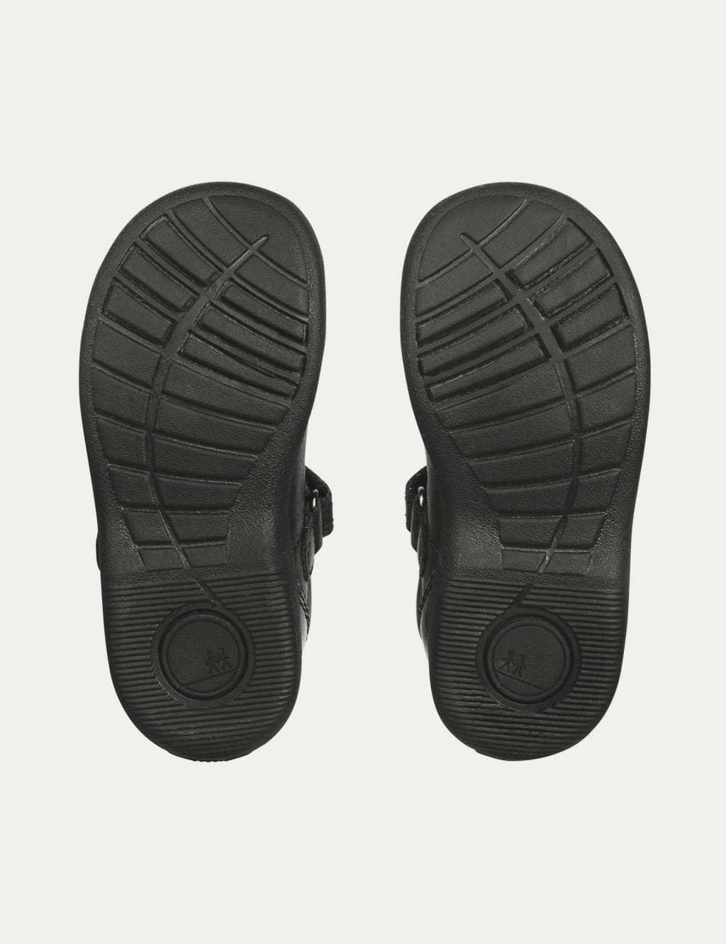 Kids' Leather Riptape School Shoes (6 Small-10½ Small) 6 of 6