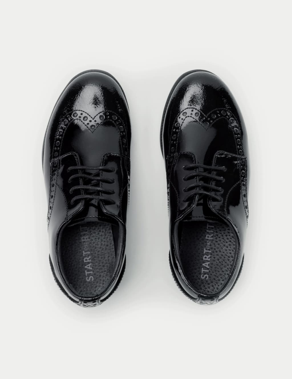 Kids' Patent Leather Brogue School Shoes (10 Small - 4 Large) 3 of 4
