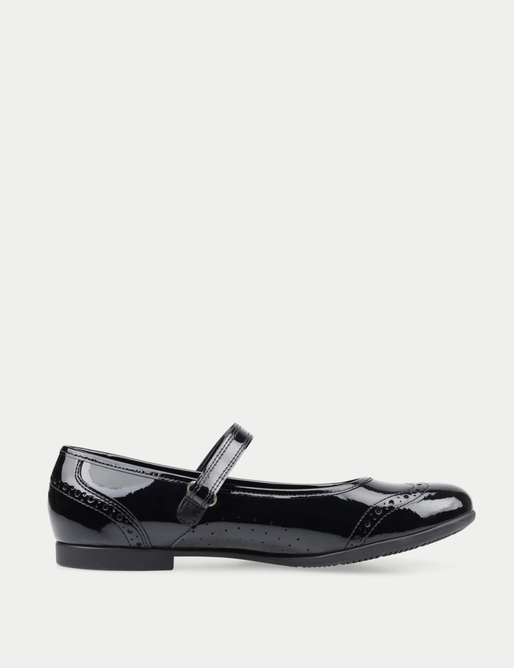 Kids' Patent Leather Riptape School Shoes (1 Large - 8 Large) 4 of 6