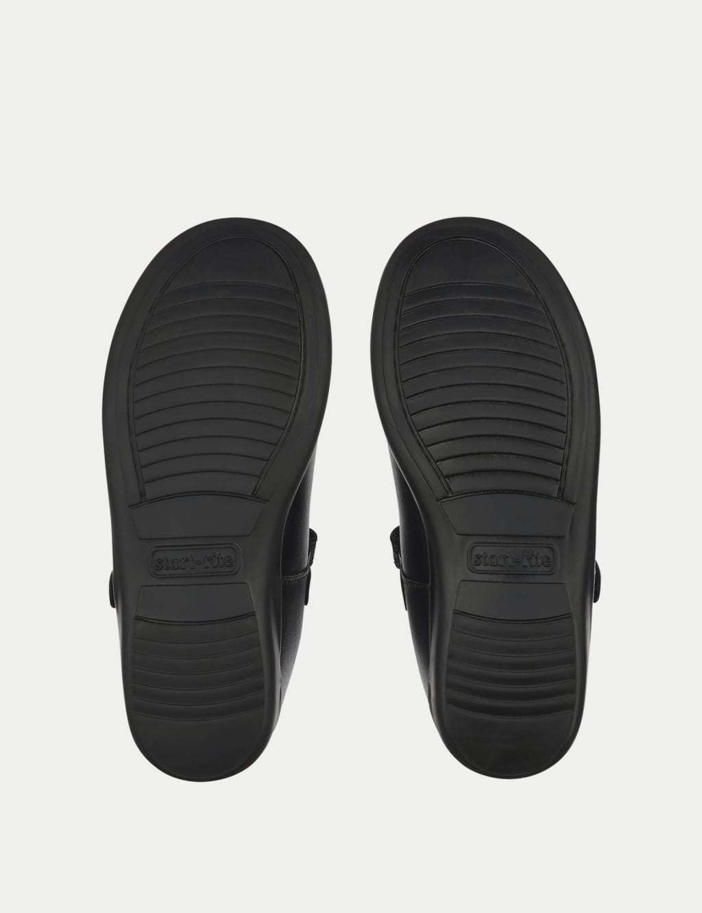 Kids' Leather Riptape School Shoes (10 Small - 4 Large) 3 of 4