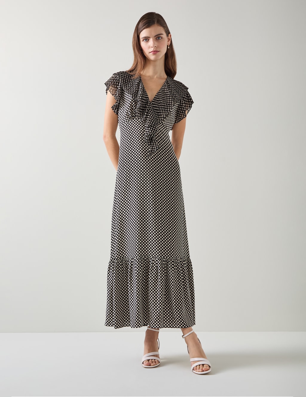 Black maxi tea dress shop