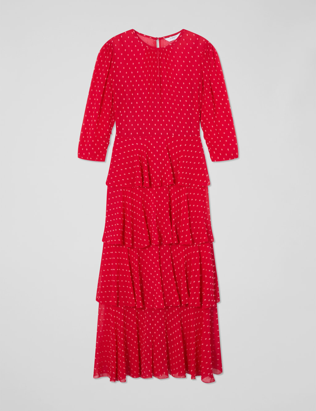 Red spotty dress zara online