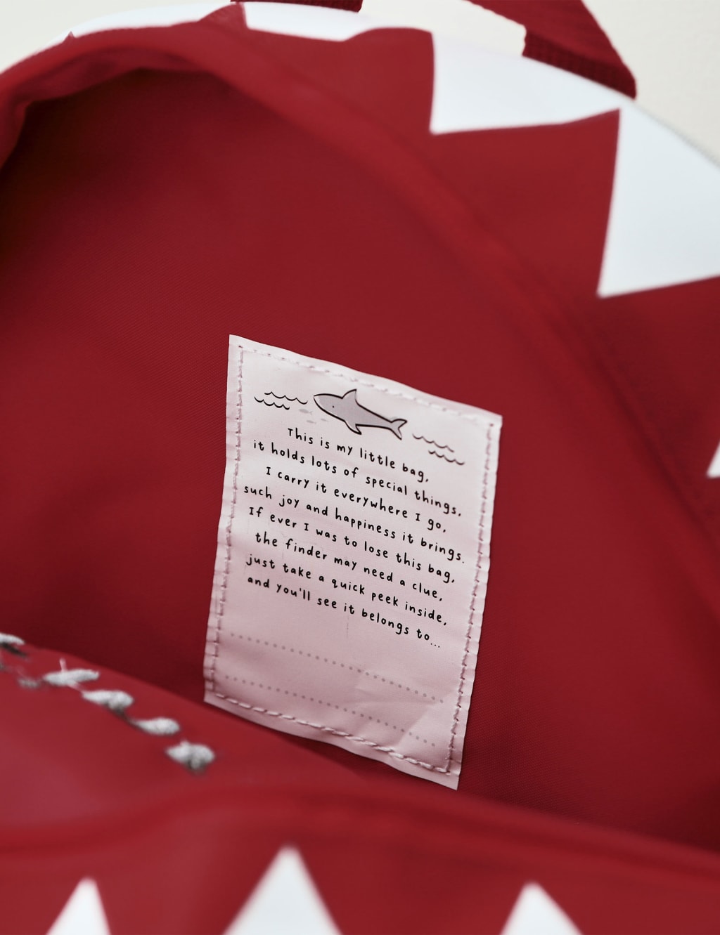 Personalised Shark Mini Backpack 5 of 5