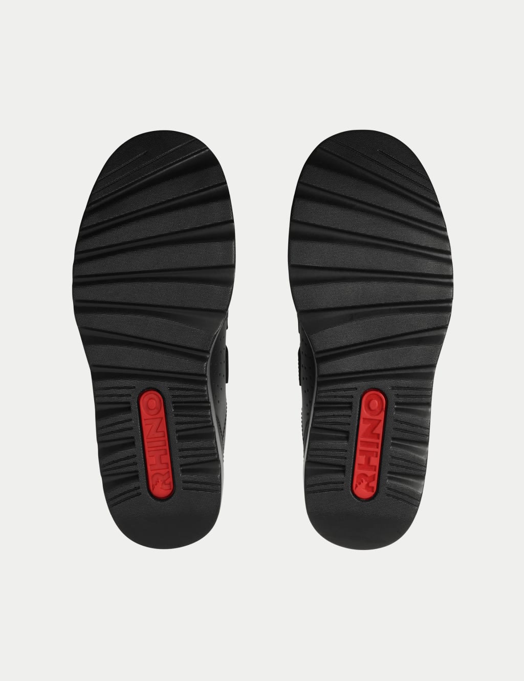 Kids' Leather Riptape School Shoes (2 Large - 9½ Large) 3 of 5