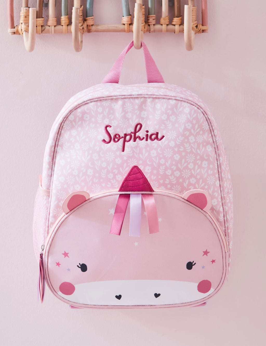 Pink unicorn backpacks hot sale