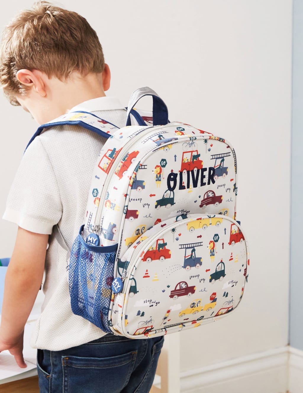 Transport Print Medium Backpack 2 of 5