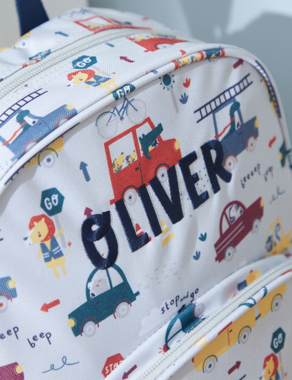 Transport Print Medium Backpack 4 of 5