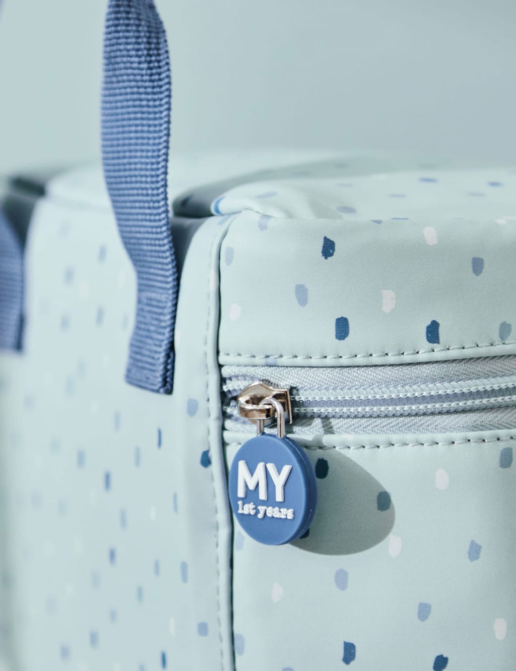 Personalised Blue Spot Snack Bag 2 of 4