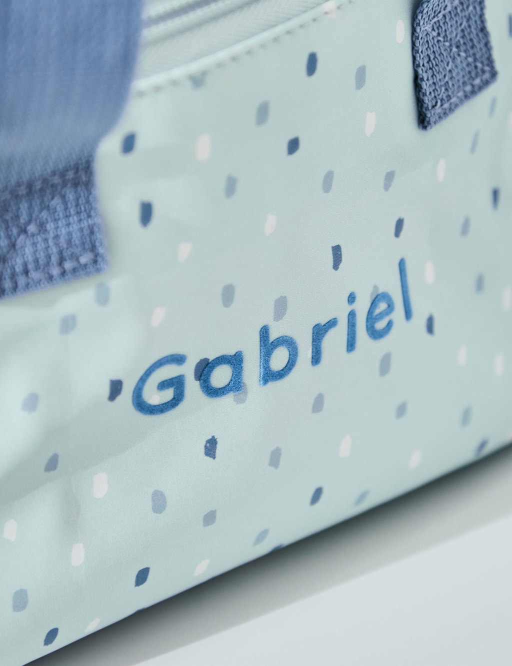 Personalised Blue Spot Snack Bag 3 of 4
