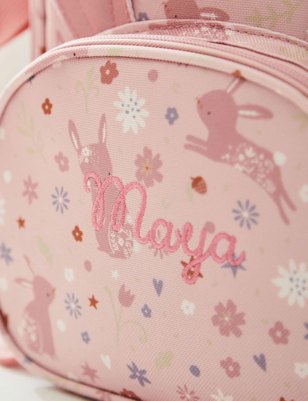 Personalised Pink Bunny Lunch Bag 5 of 5