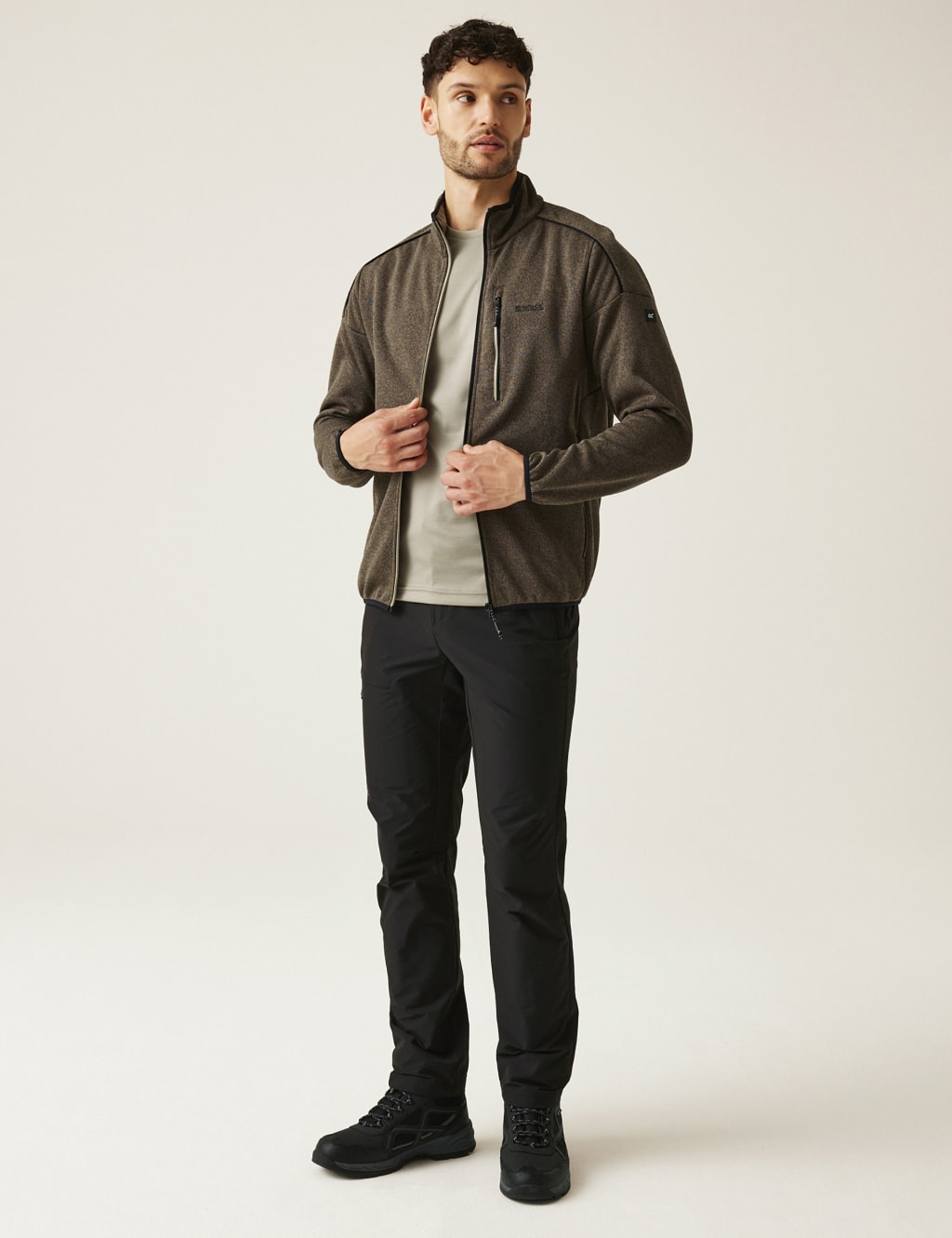 Kames Fleece Funnel Neck Zip Up Jacket 3 of 7