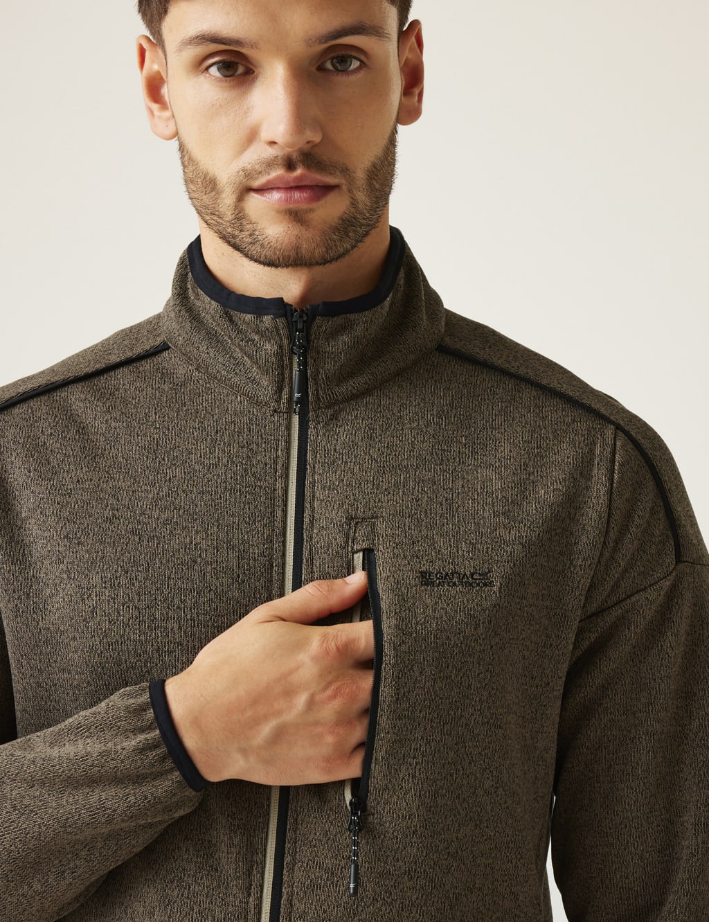 Kames Fleece Funnel Neck Zip Up Jacket 4 of 7