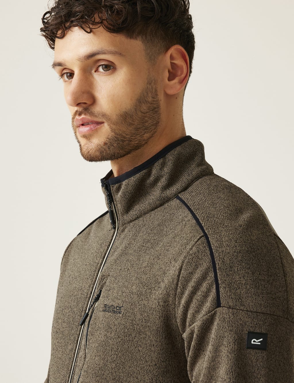Kames Fleece Funnel Neck Zip Up Jacket 5 of 7