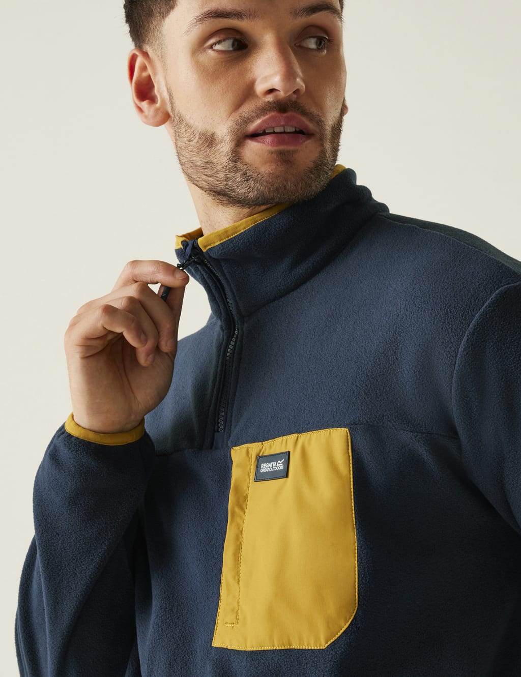 Frankie Half Zip Funnel Neck Micro Fleece 3 of 5