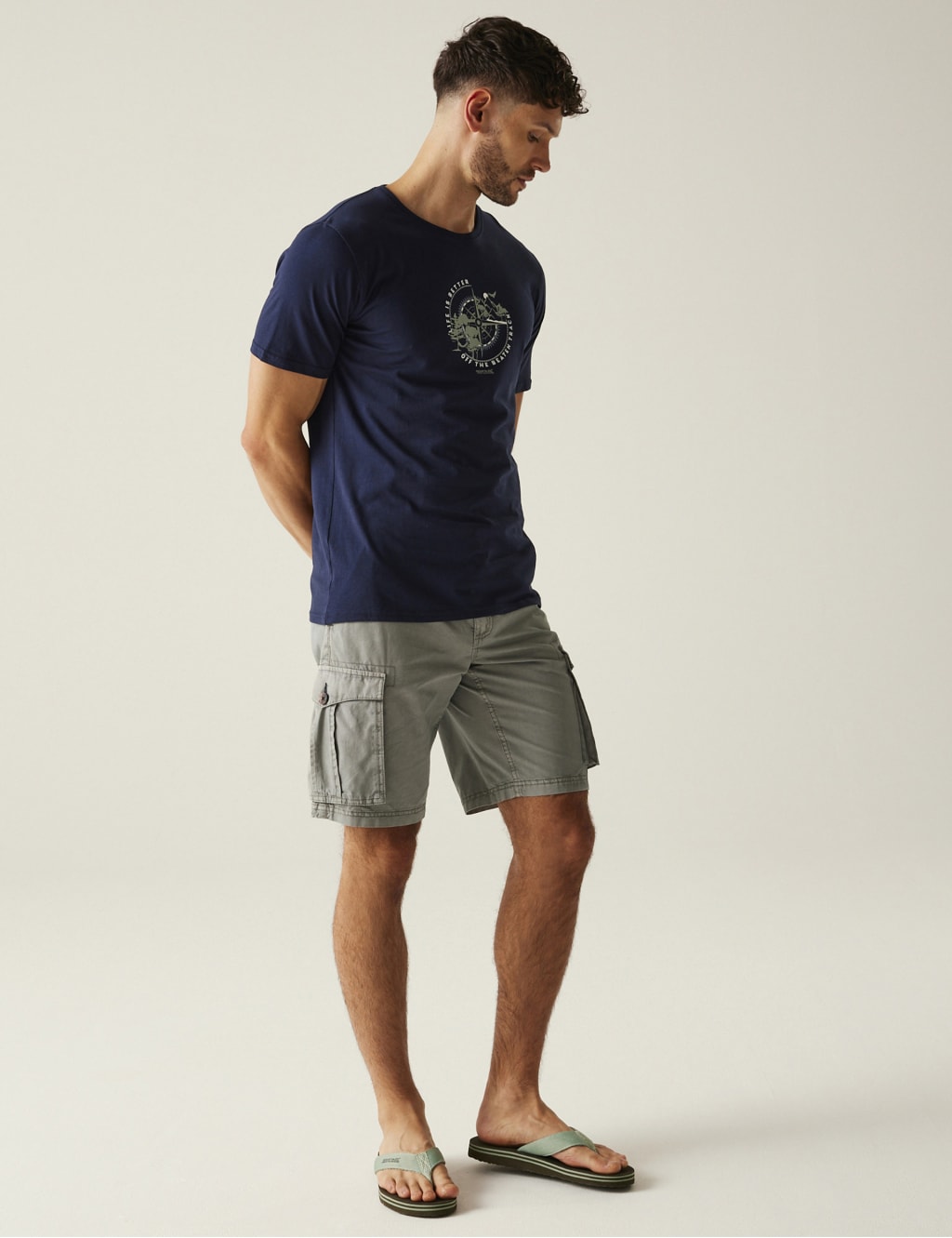 Cline IX Pure Cotton Compass T-Shirt 4 of 5