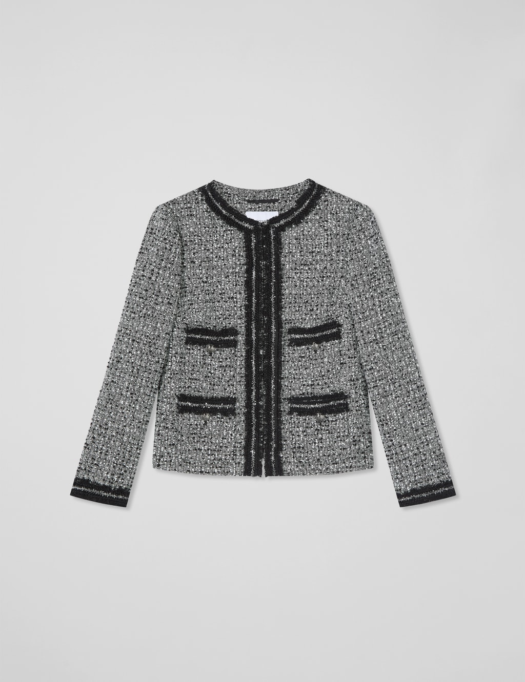 Tweed Textured Short Jacket 2 of 4