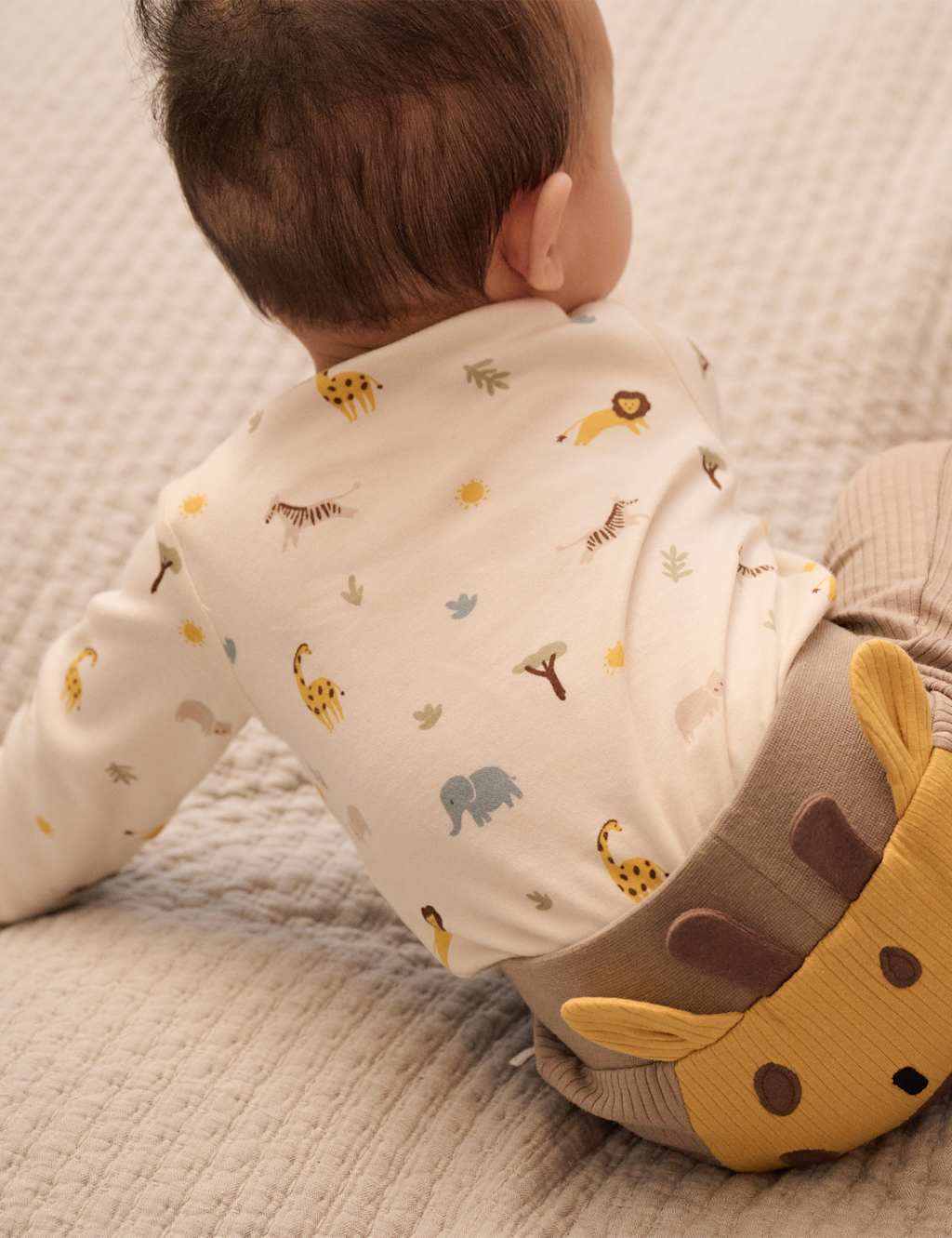 Cotton Blend Safari Bodysuit (0-24 Mths) 2 of 3