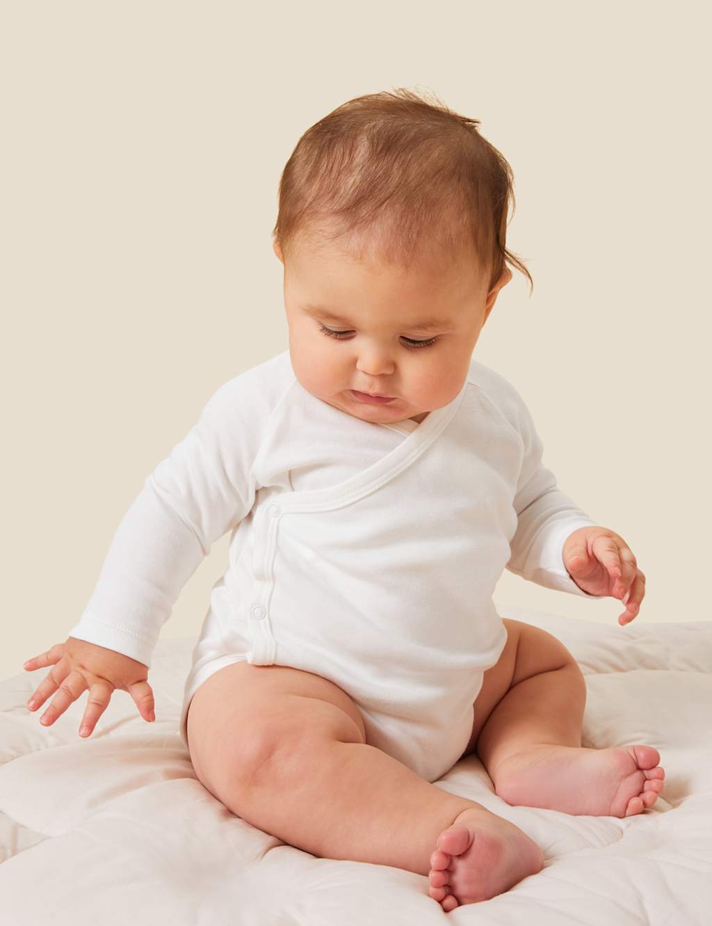 Cotton Blend Wrap Bodysuit (7lbs-24 Mths) 4 of 4