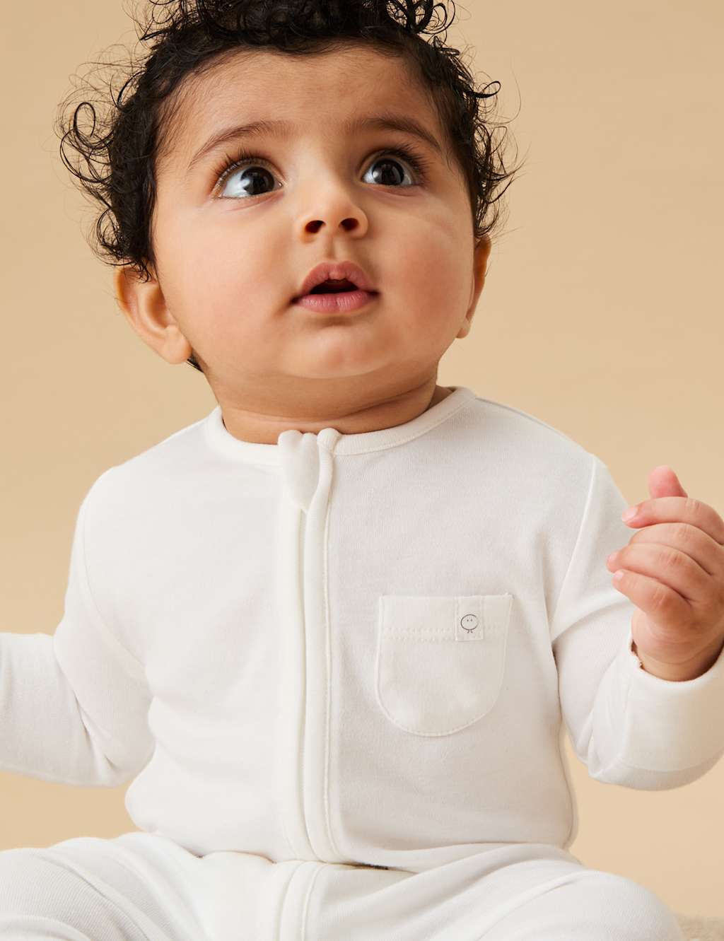 3pk Cotton Blend Sleepsuits (0-24 Mths) 4 of 4