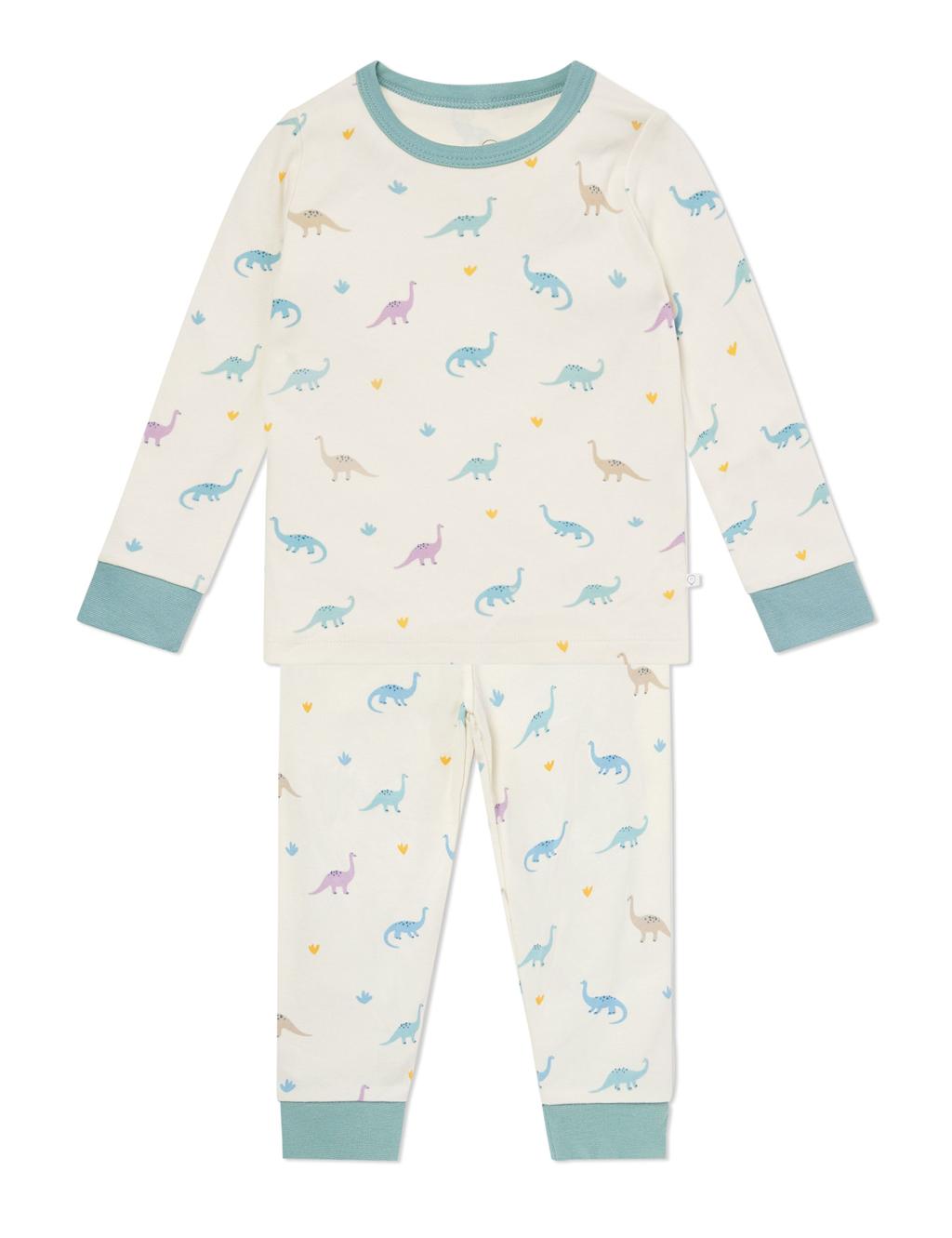 Cotton Blend Dino Pyjamas (6 Mnths - 6 Yrs) 2 of 5