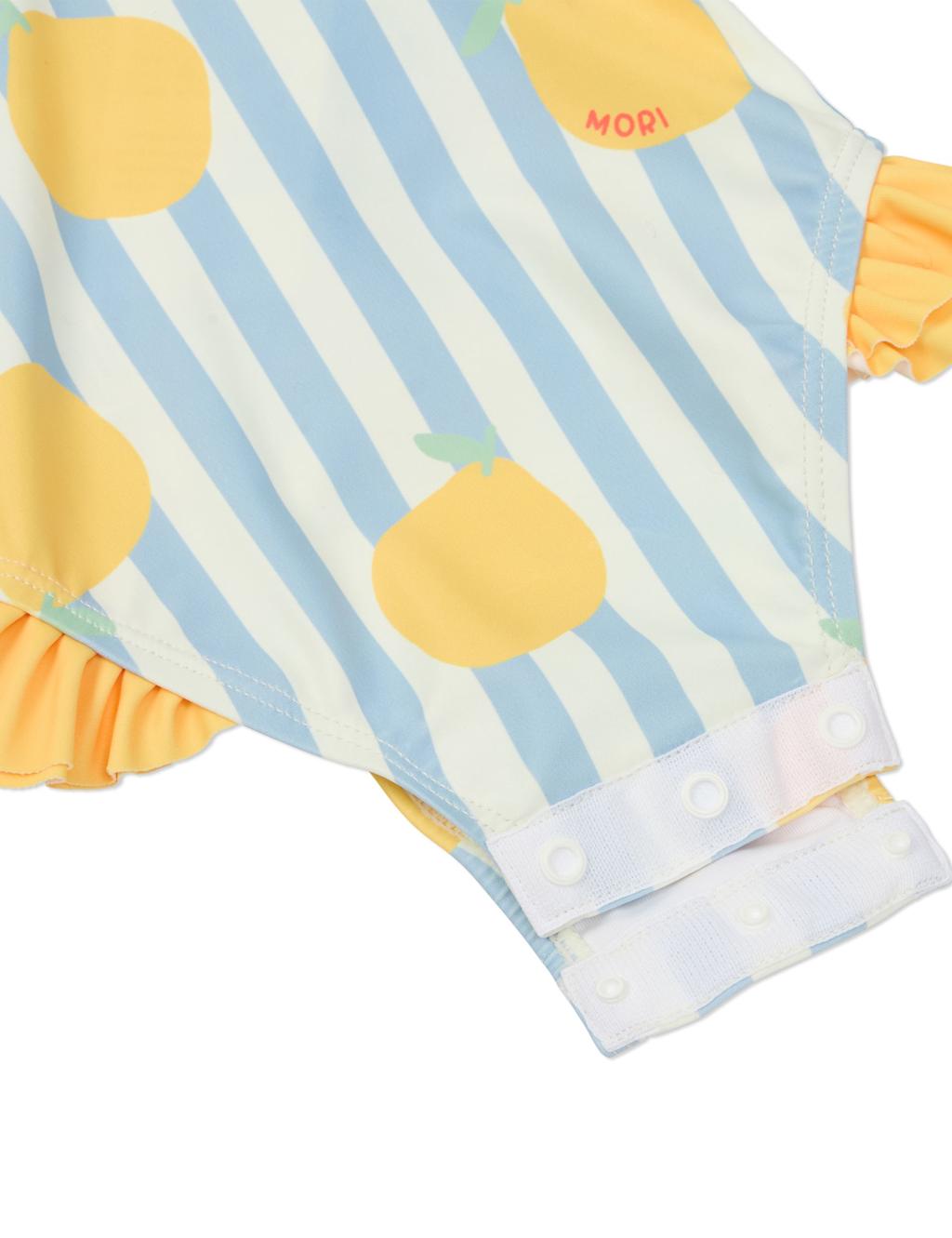 Lemon Striped Swimsuit (0-5 Yrs) 5 of 5