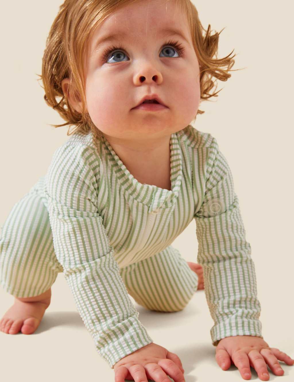 Seersucker All In One Swim Suit (0-24 Mths) 4 of 6