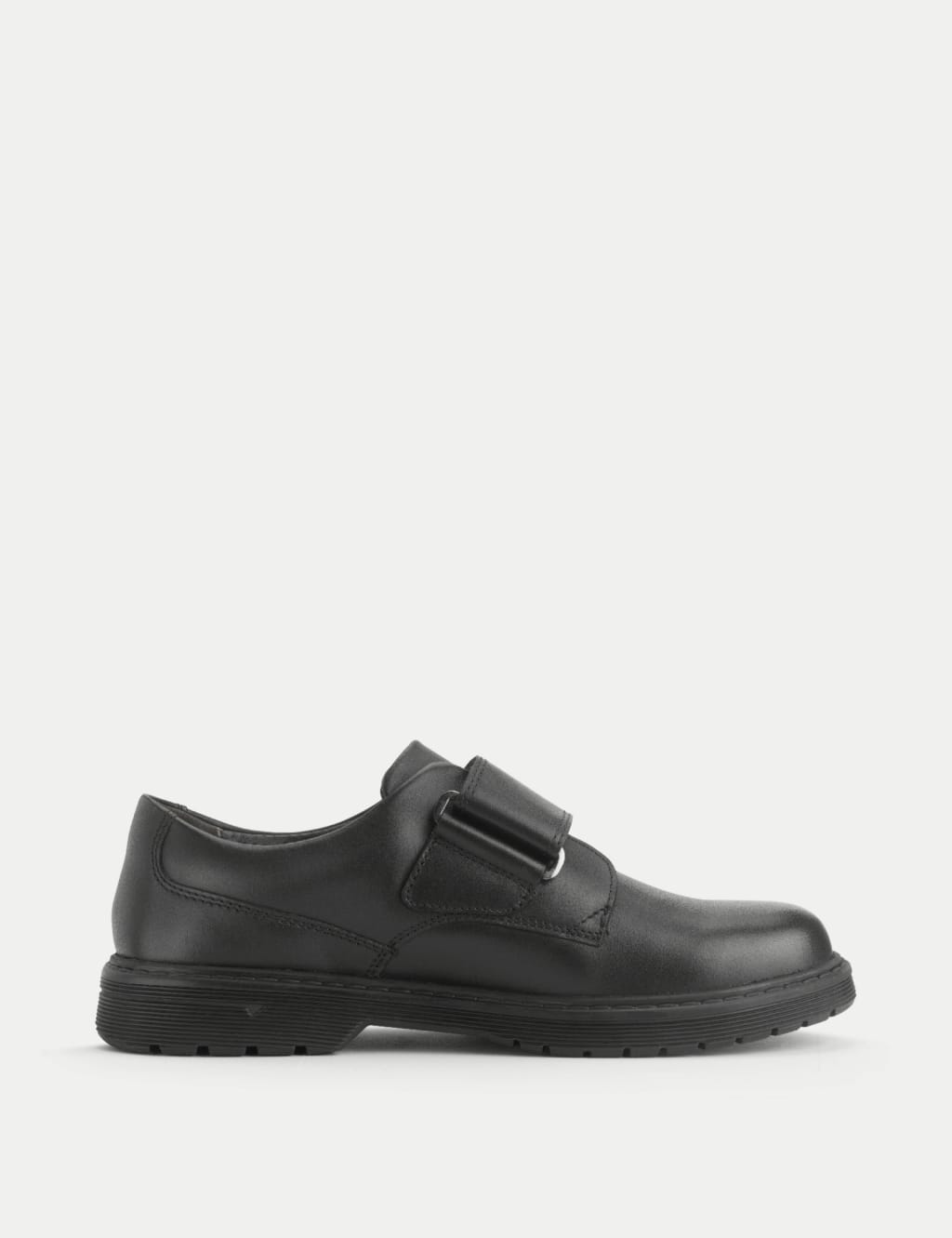 Kids' Leather Riptape Schoolwear Shoes (2 Large - 6 Large) 2 of 4