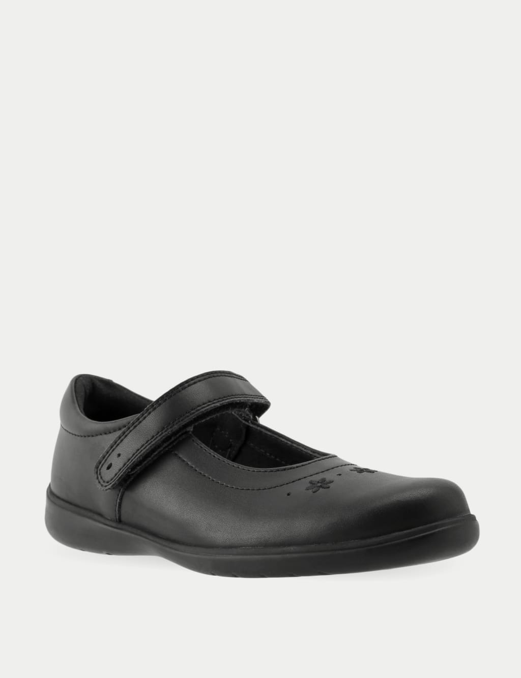 Kids' Mary Jane Riptape Schoolwear Shoes (9 Small - 3½ Large) 2 of 6
