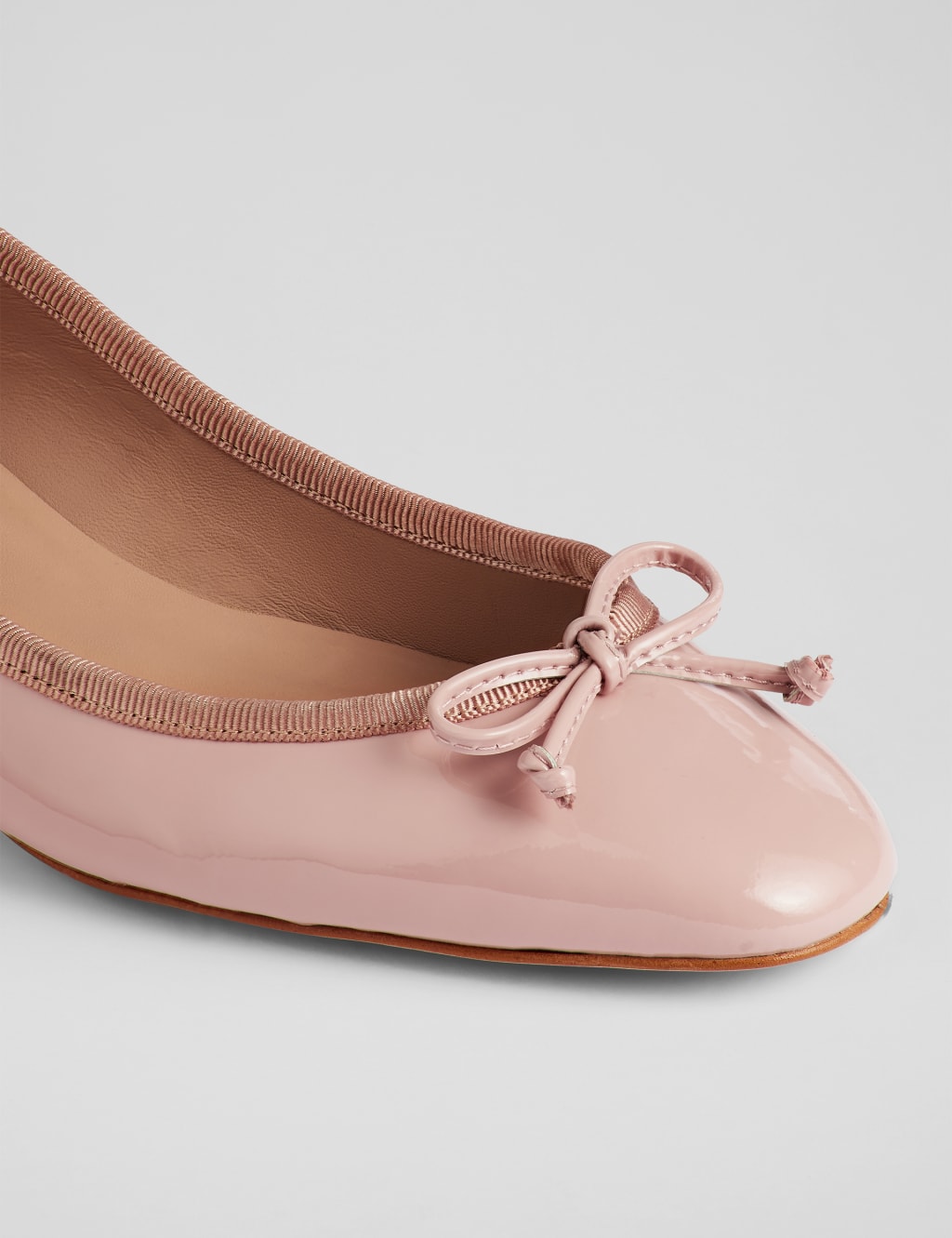 Leather Block Heel Ballet Pumps LK BENNETT M S