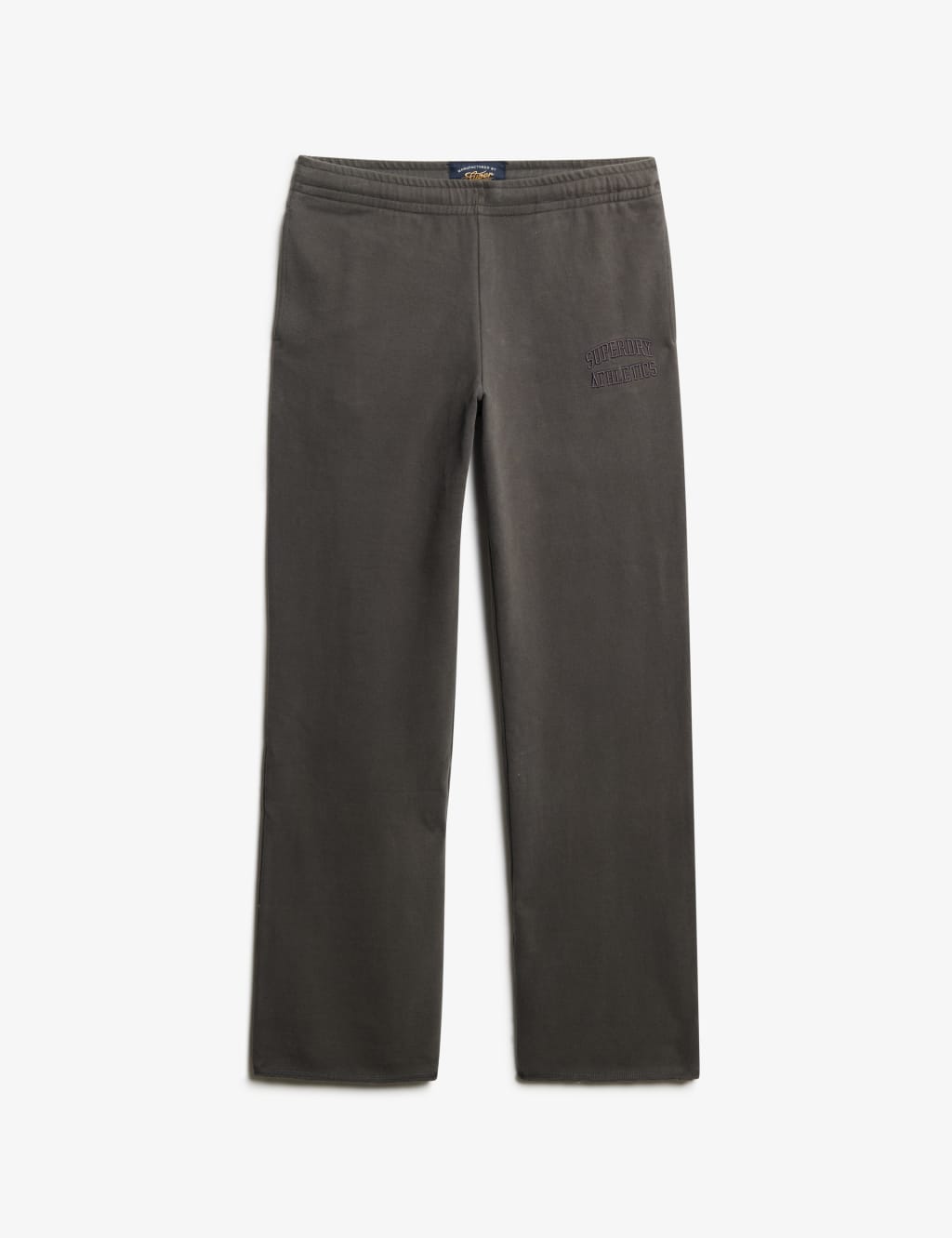 Pure Cotton Embroidered Wide Leg Joggers 2 of 7