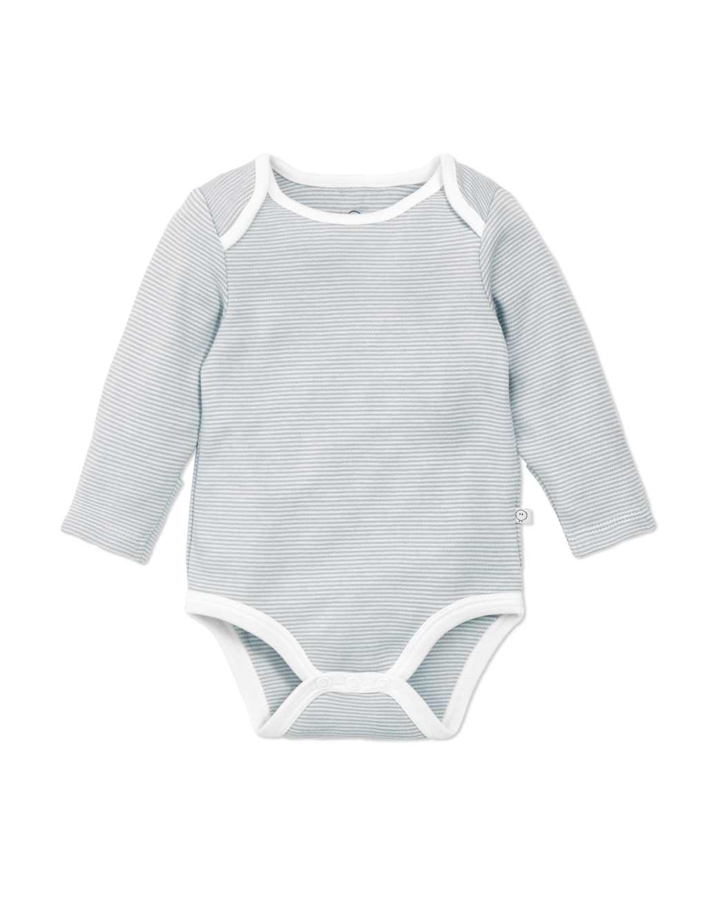 Cotton Blend Striped Bodysuit (0-24 Mths) 2 of 2