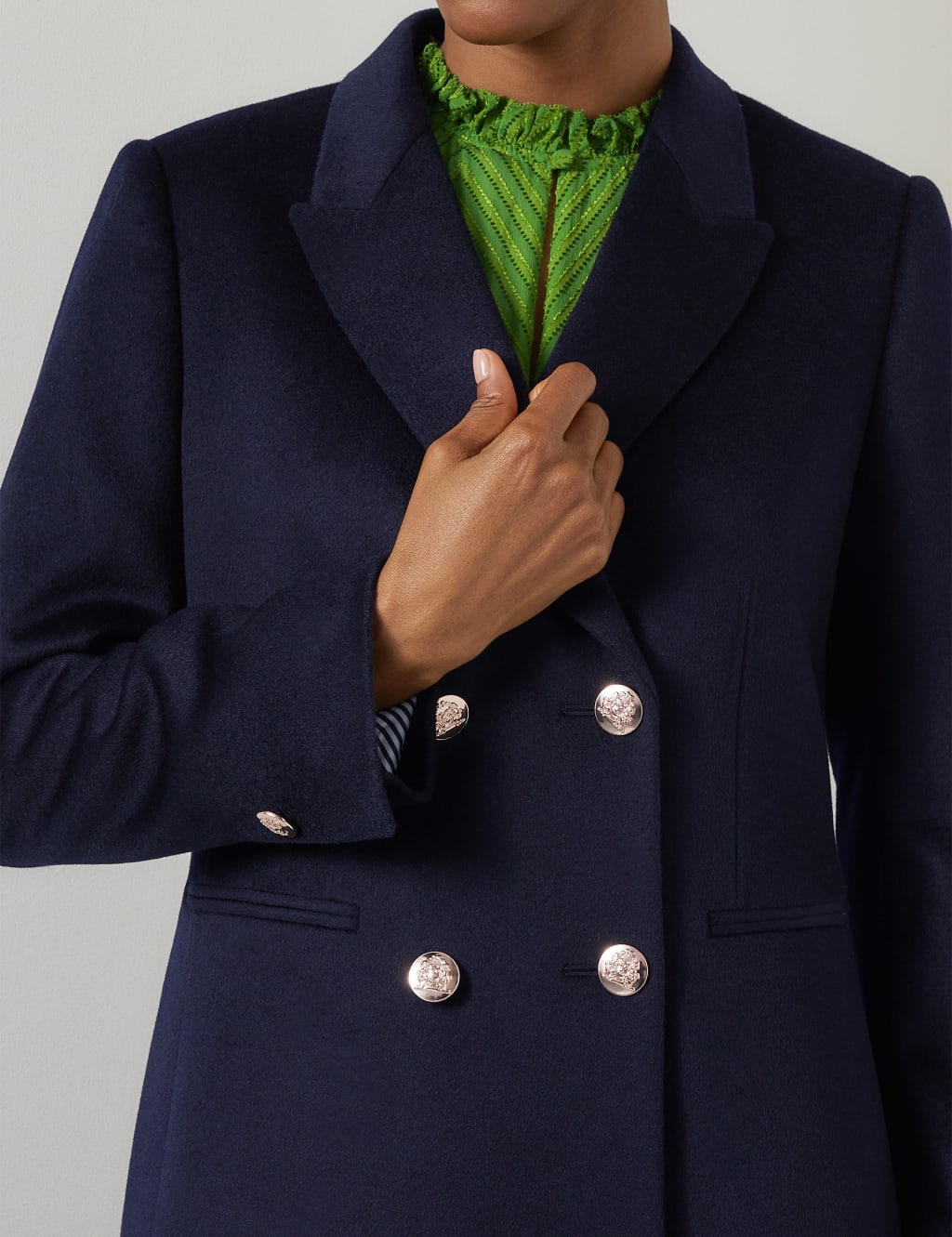 Pure Wool Double Breasted Coat 4 of 4