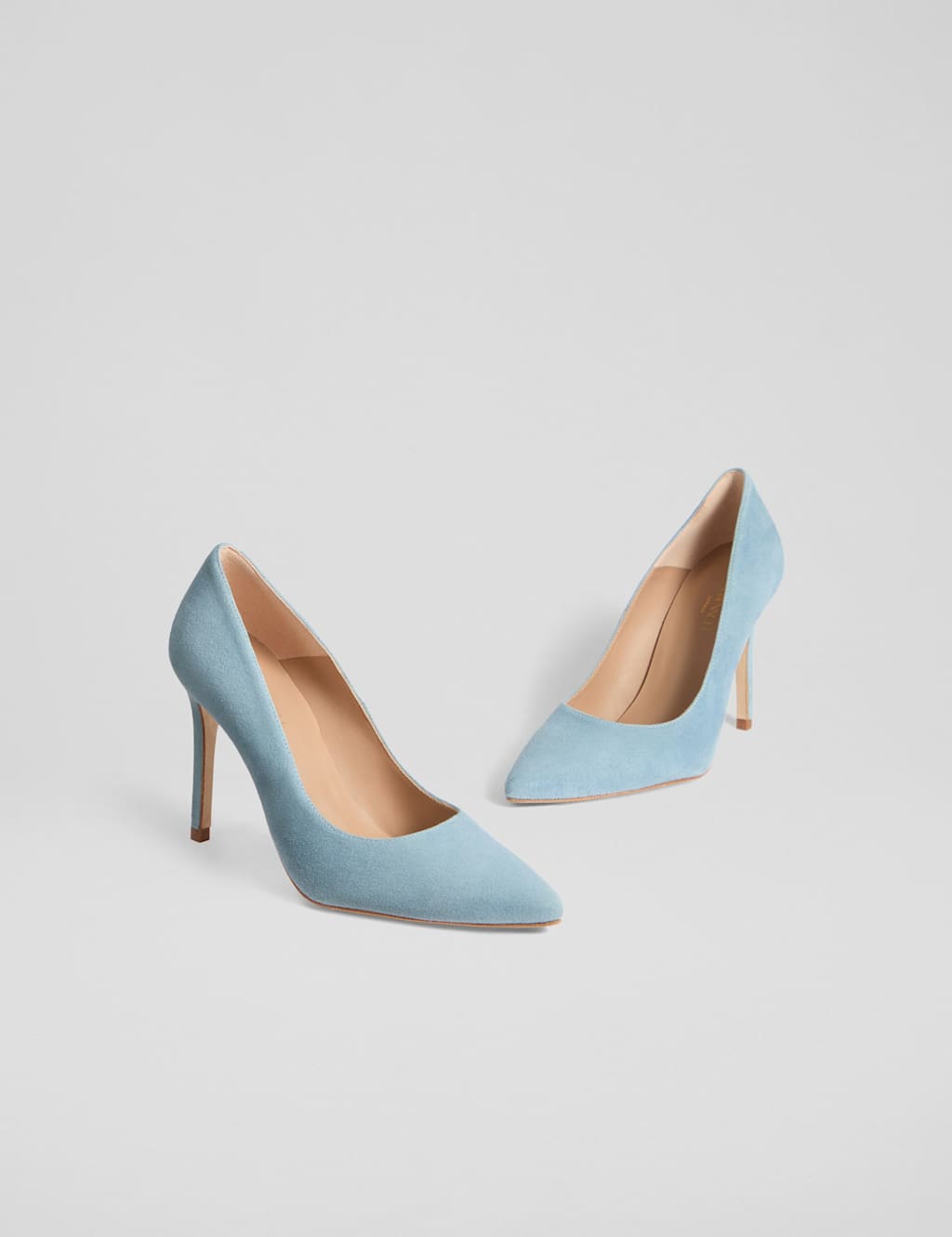 Suede Stiletto Heel Pointed Court Shoes 2 of 4