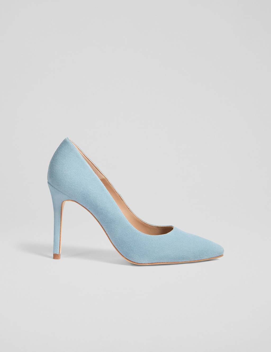 Suede Stiletto Heel Pointed Court Shoes 3 of 4