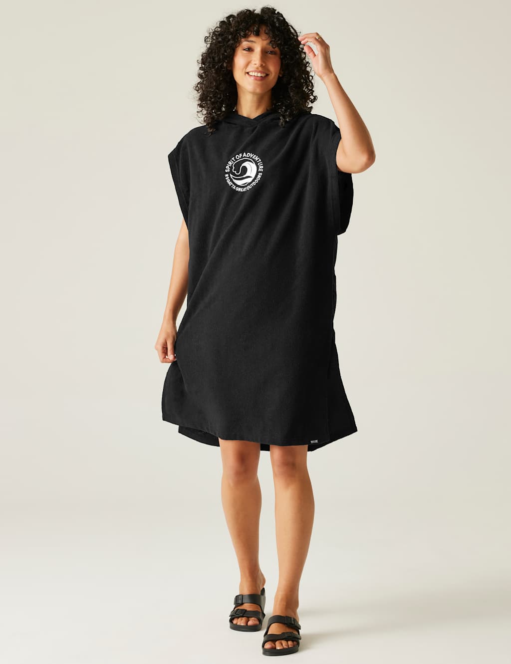 Hooded Towelling Robe 1 of 8