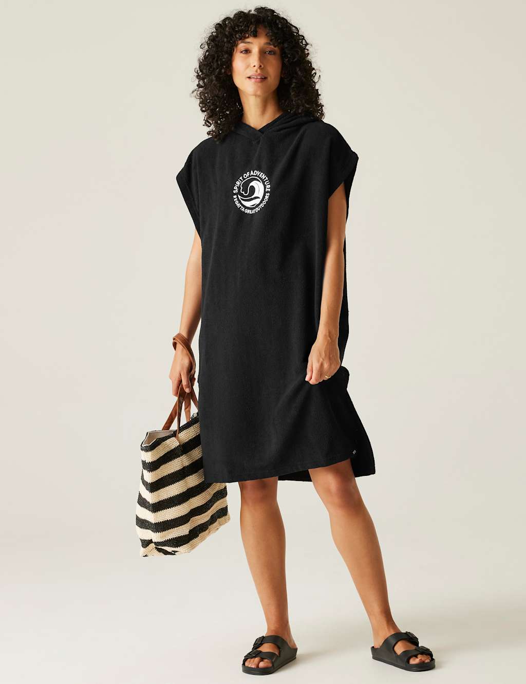 Hooded Towelling Robe 3 of 8